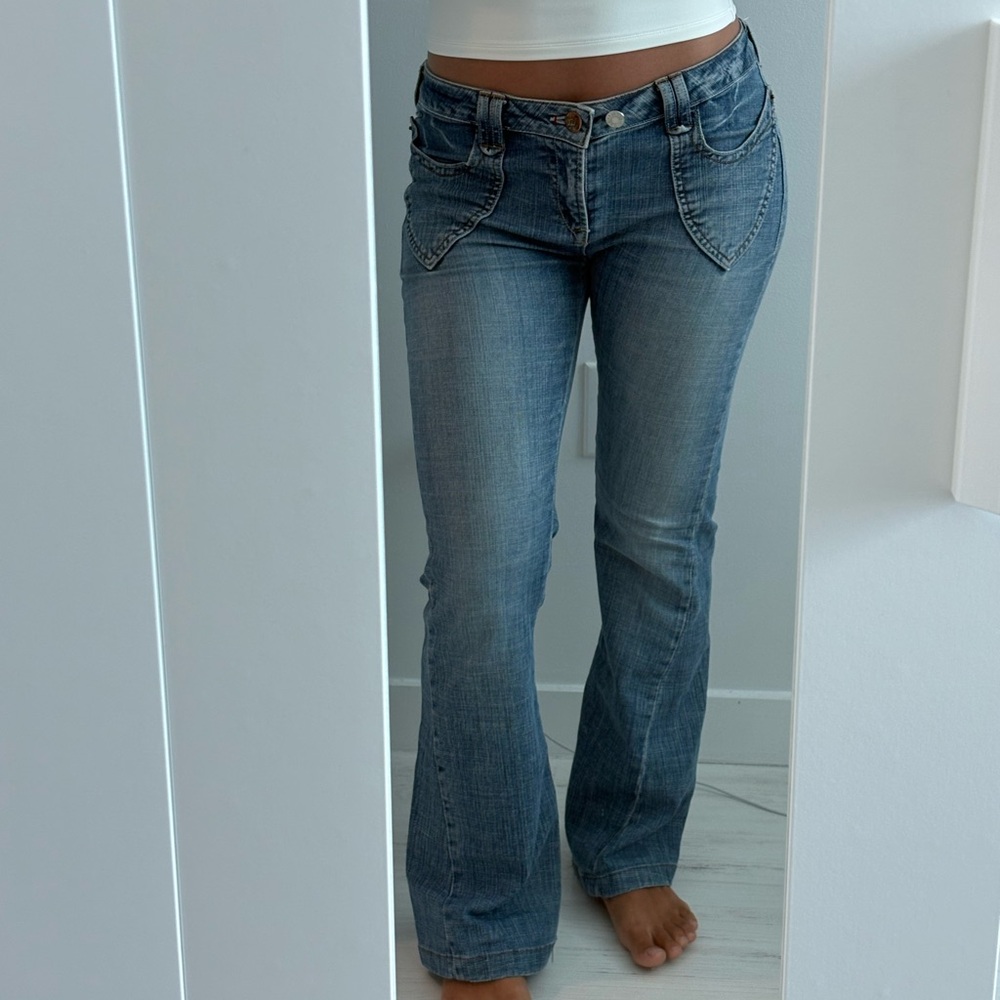 Vintage Blue Denim Women's Jeans